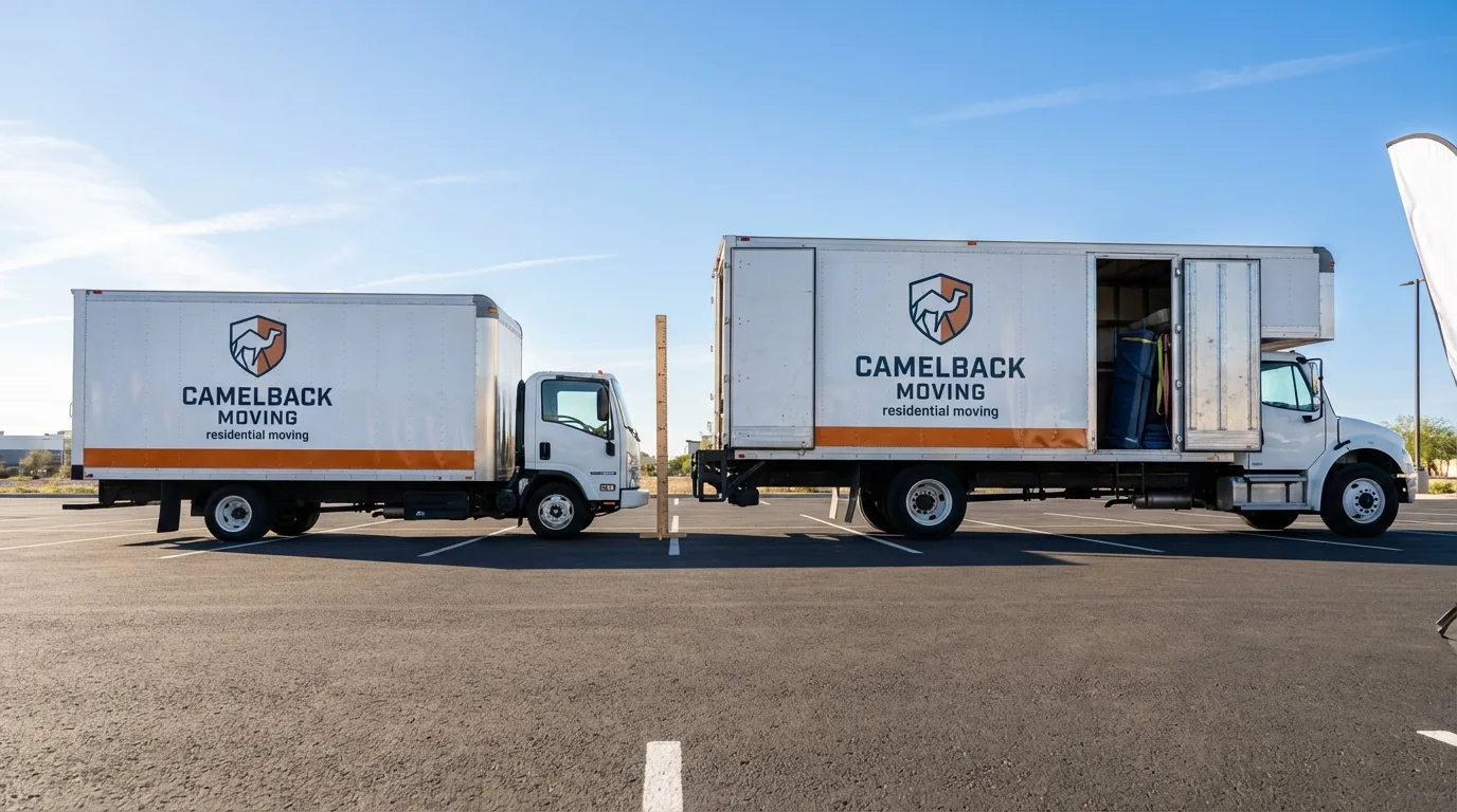 Moving truck size capacity guide in Palmyra